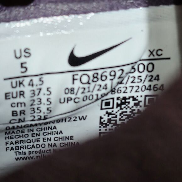 Nike Zoom Mercurial Superfly 10 Elite FG Kylian Mbappe Purple FQ8692-500 Size 5 main image 4